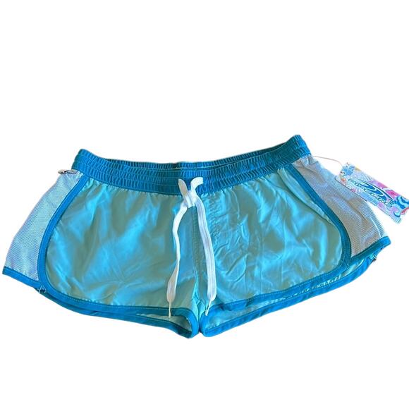 Pipeline Juniors M Blue Board Shorts NWT Beach Summer Surf Quick Dry - Picture 1 of 8